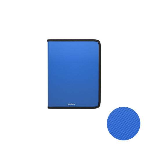 Picture of ZIP FOLDER A5+ VIVID BLUE